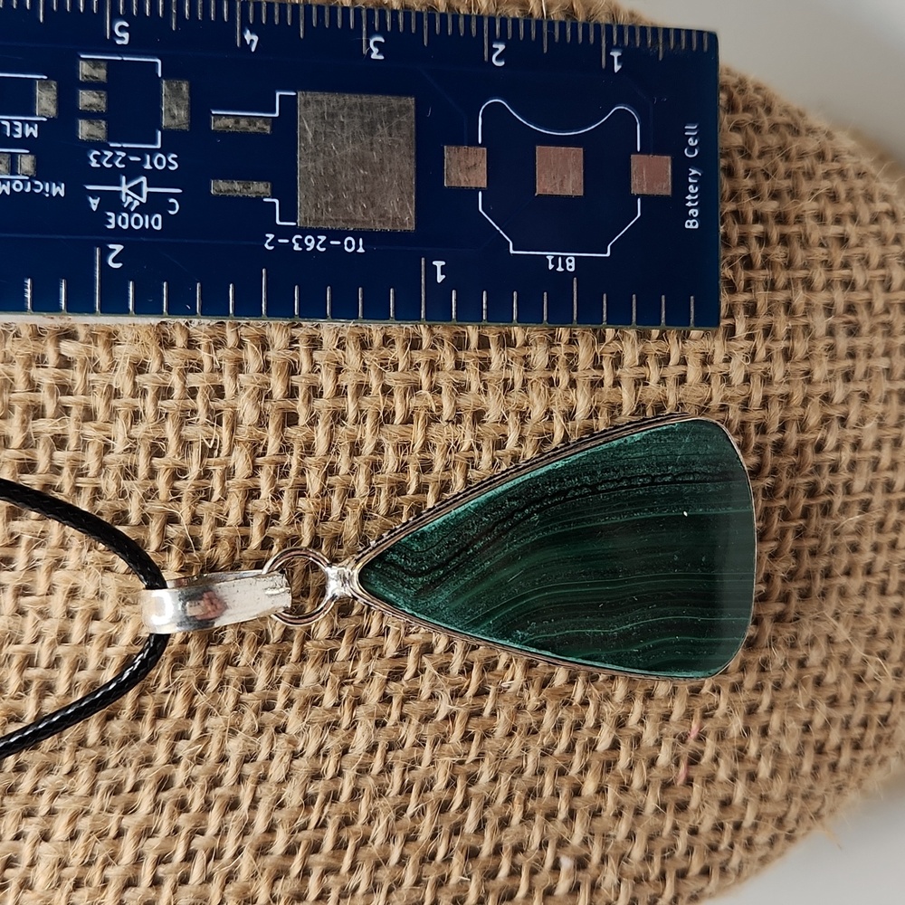 Malachite pendant #34